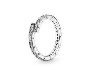 PANDORA Damen Ring "funkelnder Ring" silber, Zirkonia 199491C01 50