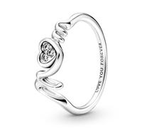 Pandora 191149C01-48 Mum Pavé Herz Ring - Sterling Silber Zirkonia - Gr. 48