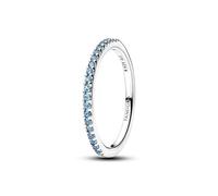 PANDORA Damen-Ring Silber Funkelndes Blau Halber Ewigkeits-Ring 192999C03