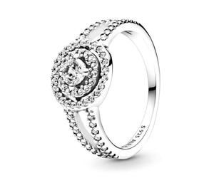 PANDORA Damen Ring Timeless "funkelnder Heiligenschein" Zirkonia Silber 199408C01 48