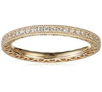 PANDORA Damen-Ring Unendliche Herzen 585 Gelbgold Zirkonia weiß Gr. 58 (18.5) - 150181CZ-58