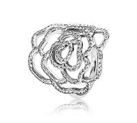 PANDORA Damen-Ring Wildrose 925 Silber Zirkonia weiß Gr. 54 (17.2) - 190950CZ-54