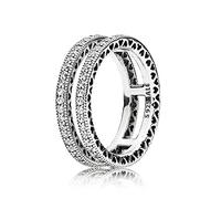 Pandora Damen-Ringe zirkonia Ringgröße 60 (19.1) - 196236CZ-60