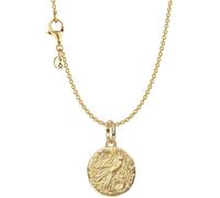 PANDORA Damen-Schmuckset Kette mit Anhänger Schwalbe Goldfarben 21206