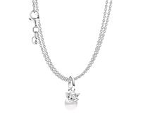 PANDORA Damen Schmuckset mit 2-reihiger Halskette Amor Silber 68627 | Romantische Geschenkidee, liebevolles Geschenk-Set für Frauen mit Kette und Perl-Anhänger