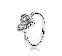 Pandora Damen-Siegelringe 925 Sterlingsilber mit '- Ringgröße 56 (17.8) 196371CZ-56