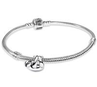 Pandora 68305 Damen-Silberarmband Hängendes Faultier Geschenkset 18 cm
