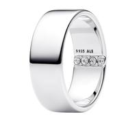 PANDORA Damen-Silberring Breite Schiene 194774C01-50