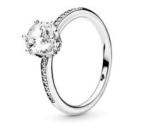 Pandora Damenring 198289CZ – Solitär, 925 Sterling‑Silber, Zirkonia – Gr. 56