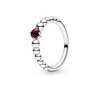 PANDORA Damen-Solitär Jahresring 925 Sterlingsilber mit '- Ringgröße 56 198598C08-56