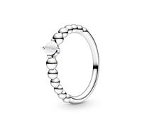 PANDORA Damen-Solitär Jahresring 925 Sterlingsilber mit '- Ringgröße 58 198598C04-58