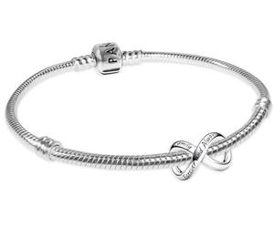 PANDORA Damenarmband Bundle Für Immer & Ewig Unendlichkeit Silber 68309-21