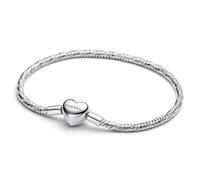 PANDORA Damenarmband Facettiert mit Herzverschluss Silber 594236C00-21 21 cm