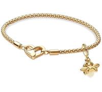 PANDORA Damenarmband Goldfarben Leuchtendes Glühwürmchen Geschenkset Schmuck-Set mit Charm 68298-20 20 cm