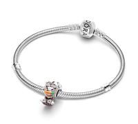 PANDORA Damenarmband Silber Geschenk-Set Disney Frozen Sven lustiges Schmuck-Set mit Armband und Rentier-Charm für Frauen, modische Geschenkidee 21114-20 20 cm