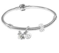 PANDORA Damenarmband Silber Geschenk-Set Glühwürmchen und Gänseblümchen