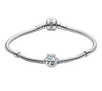 PANDORA Damenarmband Silber Geschenkset Muschel Bundle 31008 | modisches Starterset mit Armschmuck und Bead-Charm für Frauen, zauberhafte Geschenkidee,