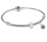 PANDORA Damenarmband Silber Starter-Set Glücksbringer Bundle 68629-19