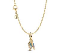 PANDORA Damencollier Geschenkset Goldfarben Zikade 21777-45