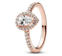 Pandora Damenring Funkelnde Birne Größe 52 Rosegold 182835C01-52 52