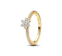 PANDORA Damenring Funkelnde Blume Goldfarben 164499C01-60 Ringgröße 60/19,1