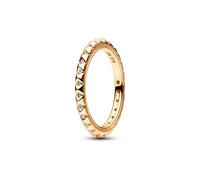 Pandora ME 162800C01-54 Ring - Pyramidenring - Gelbgold Vergoldung - Zirkonia - Gr. 54