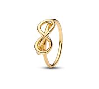 PANDORA Damenring Unendlichkeitsknoten Goldfarben 163759C01-50 Ringgröße 50/15,9