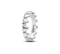 PANDORA Moments Reihe von Herzen Ring aus Sterling Silber, Größe: 58, 193427C00-58