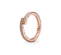 Pandora Schmuck 189491C01 Damenring Funkelnder Überlappender Ring 54/17.2