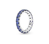 Pandora Ring - Sparkling Row Eternity - 190050C02 925 Silber, Zirkonia blau blau