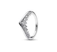 Pandora Wishbone Schwebender Pavé-Ring - 192320C01-54 - Sterling Silber - Zirkonia - Klar - Gr. 54