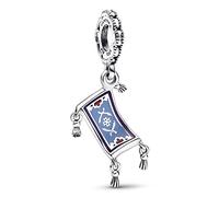 PANDORA Disney Aladdin Fliegender Teppich Charm-Anhänger aus Sterling-Silber, x Disney Collection, kompatibel Moments Armbändern, 792346C01