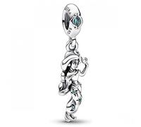 PANDORA Disney Aladdin Prinzessin Jasmin Charm-Anhänger aus Sterling-Silber, x Disney Collection, kompatibel Moments Armbändern, 792343C01
