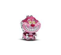 Pandora 794025C01 - Disney Alice im Wunderland Grinsekatze Charm - Sterling Silber - Emaille Pink