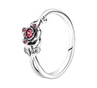 Pandora Ring 190017C01-48 - Disney - Die Schöne und das Biest - Rosenring - Sterling Silber - Zirkonia - Bunt - Gr. 48