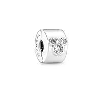 Pandora Disney Micky Maus & Minnie Maus Clip-Stopper - 790111C01 - Silber - Zirkonia