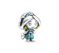 Pandora Disney Charm Rapunzel, Sterlingsilber, mit fliederfarbener und glitzernd dunkellavendelfarbener Emaille