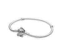 PANDORA Disney Cinderella Kürbiskutschen-Verschluss Armband in Sterling Silber mit Cubic Zirkonia Steinen aus der Disney x Collection, Größe 20