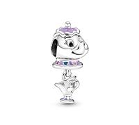 Pandora X Disney Moments Charm 799015C01 Beauty and the Beast Mrs. Potts and Chip Sterling Silber 925 Emaille