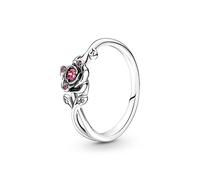 Pandora Fingerring »Disney Beauty and the Beast Rose Sterling silver ring red&clear cubic zirconia«