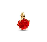 Pandora 764018C01 - Disney die Schöne und das Biest Verzauberte Rose Charm-Anhänger - Vergoldung - Murano