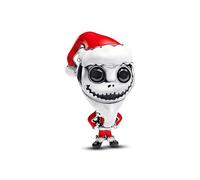 Pandora 793979C01 - Disney Nightmare Before Christmas Jack Skellington Charm - Sterling Silber - Emaille Kristall Rot