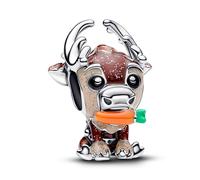 Pandora 794129C01 - Disney Eiskönigin Rentier Sven Charm - Sterling Silber - Emaille Braun