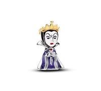 Pandora Charm Disney Villains Böse Königin 764380C01 Sterling‑Silber, 14K vergoldet, Kristall