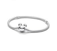 Pandora Armband 593061C00-18 – Schlangen-Glieder, Micky Maus-Verschluss, Sterling Silber, 18 cm