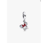 Pandora Disney Minnie Maus Silhouette Charm-Anhänger - rote Schleife