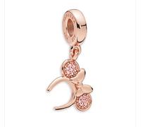 Pandora Disney Minnie Maus Stirnband 14 K Rosegold Vergoldet
