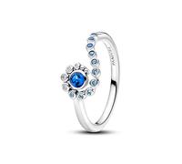 PANDORA Disney Moana Meereswelle Ring aus Sterling Silber mit künstlichen Kristallen, Größe: 60, 194641C01-60