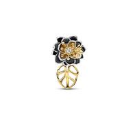Pandora 764326C01 Charm Goldfarben Disney Prinzessin Tiana Lotusblume