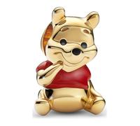 Pandora Disney Winnie the Pooh 14k gold-plated charm with red and black enamel 762212C01